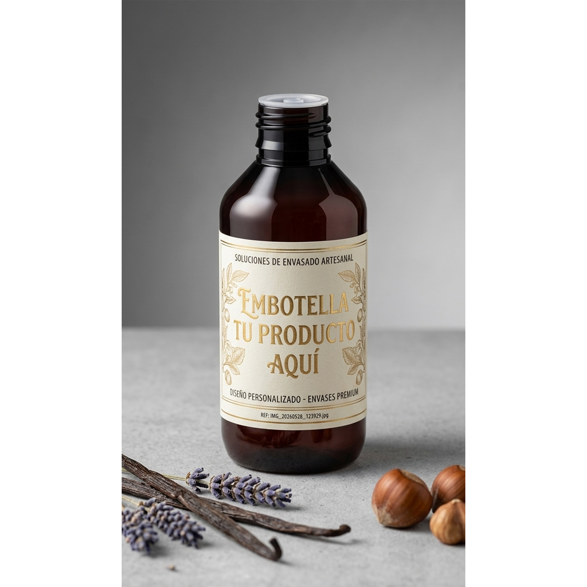 Botellas PET 125 ml con Tapa de Seguridad e Inserto gotero | Jarabes, Cosmética y Alimentos