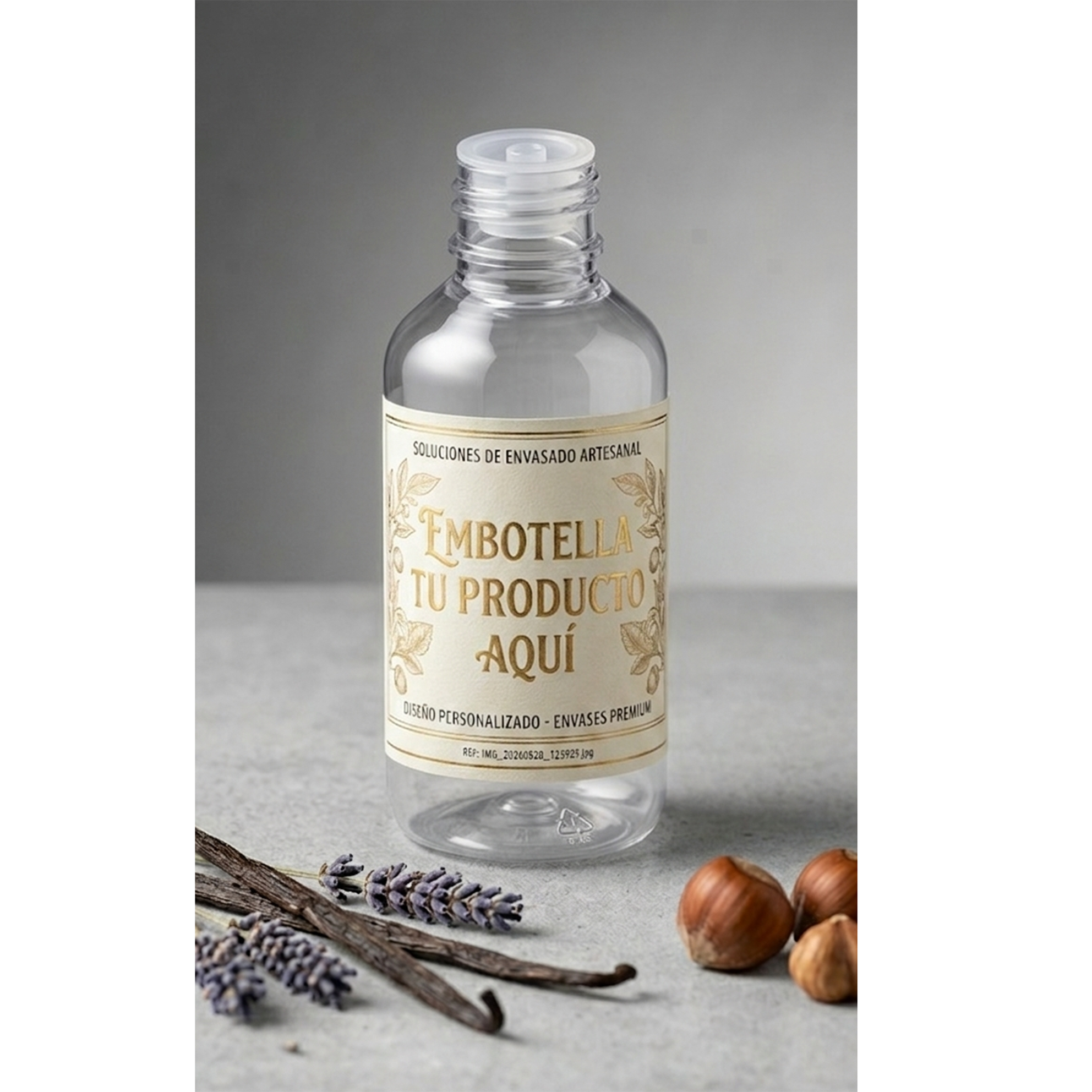 Botellas PET 125 ml con Tapa de Seguridad e Inserto gotero | Jarabes, Cosmética y Alimentos