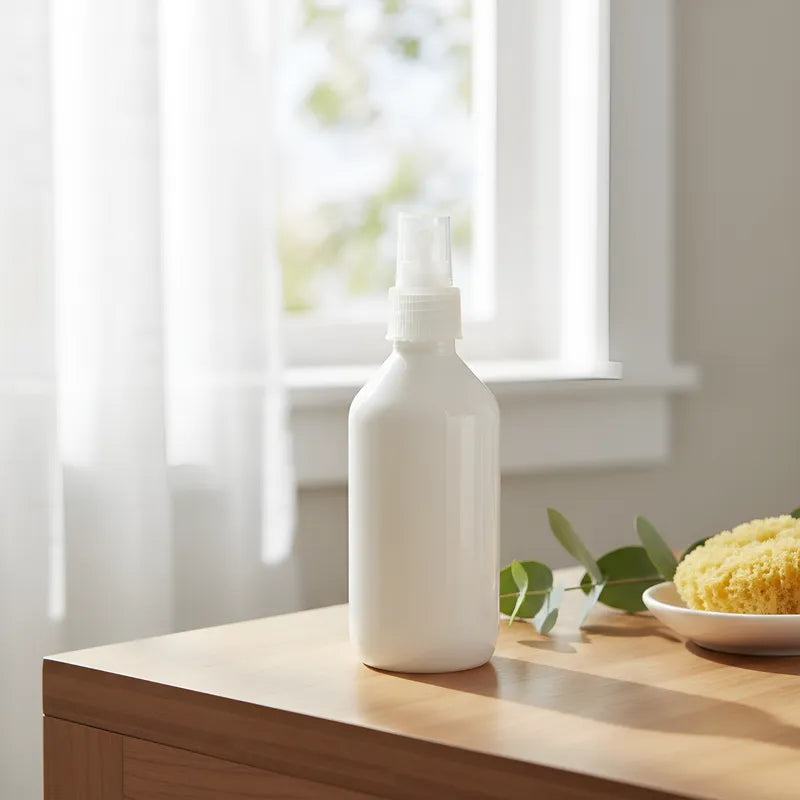 Botella PET de 250 ml con Atomizador | Ámbar, Blanco y Transparente