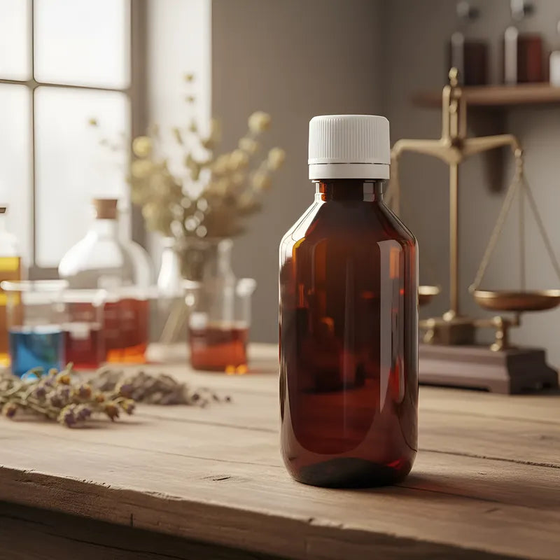 Botellas PET 120 ml con Tapa de Seguridad | Jarabes, Cosmética y Alimentos