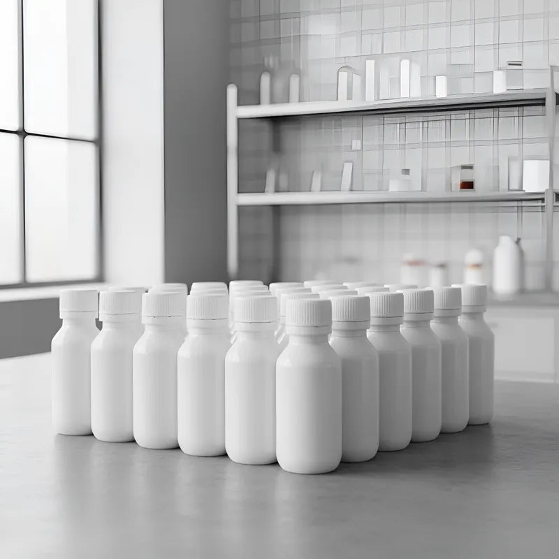 Botellas PET 60 ml con Tapa de Seguridad | Jarabes, Cosmética y Alimentos