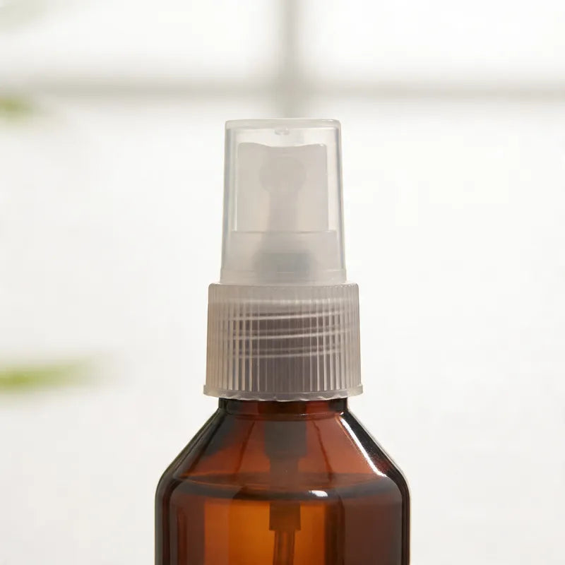 Botella PET de 125 ml con Atomizador | Ámbar, Blanco y Transparente